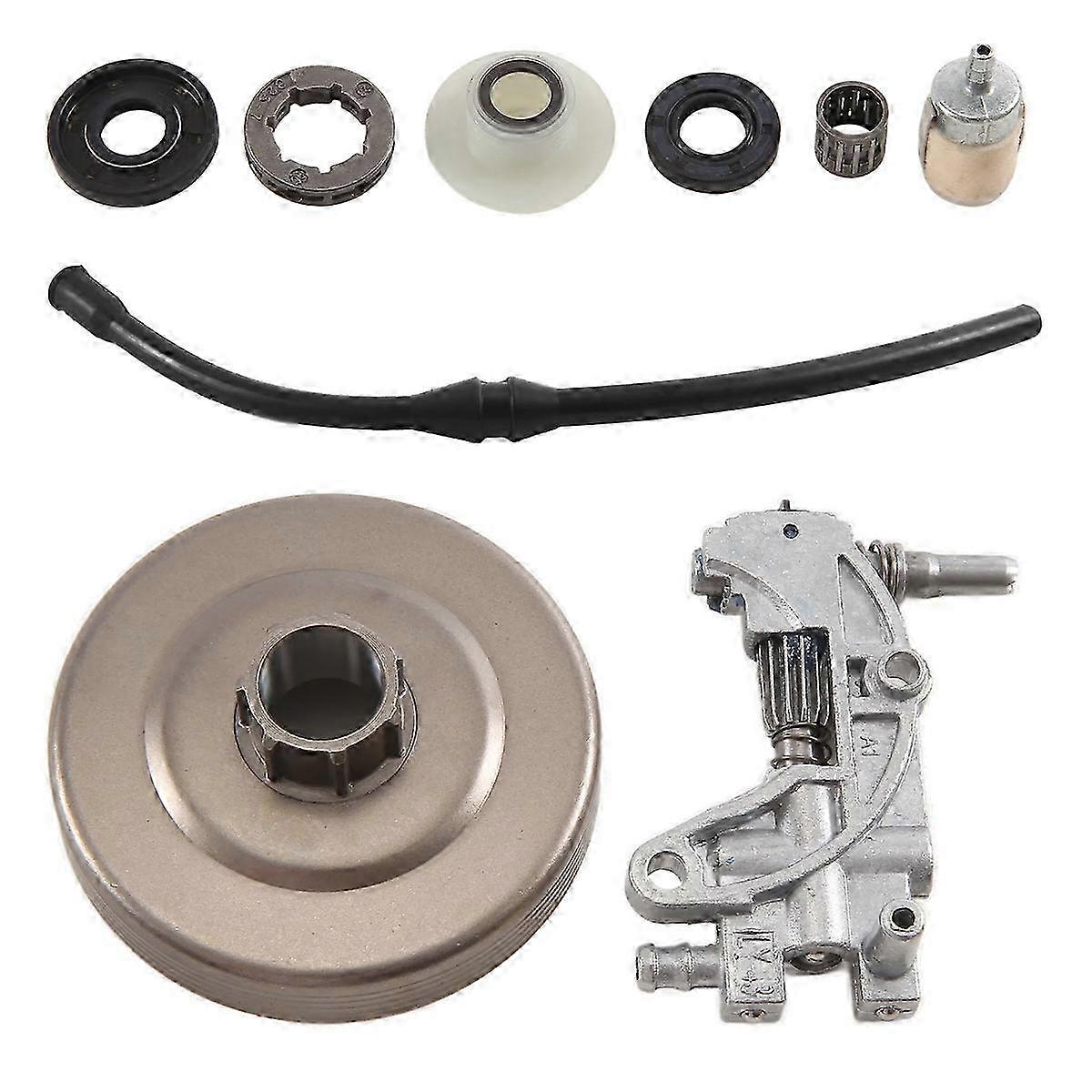 Kupplungsritzel, D-ring, Ölpumpe, Schneckenrad Für Chinesische 4500er, 5200er Und 5800er (45 Cm³) Motoren, Öldichtung, L-kraftstofffilter