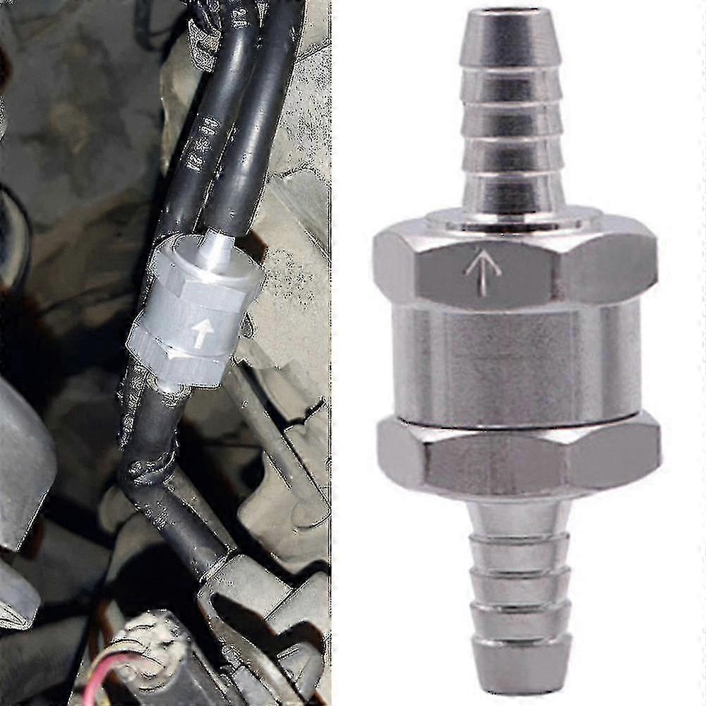 Rückschlagventil Für Kraftstoffleitungen Aus Aluminiumlegierung, Durchmesser 6 Mm, 8 Mm, 10 Mm Und 12 Mm, Für Benzin-, Diesel- Und Wasserleitungen, Kompatibel Mit Peugeot Und Renault.