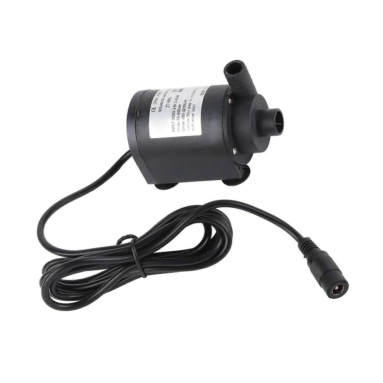 24v Warmwasserzirkulationspumpe, Fördermenge 1000 L/h, Bürstenloser Solarmotor, Förderhöhe 7 M.