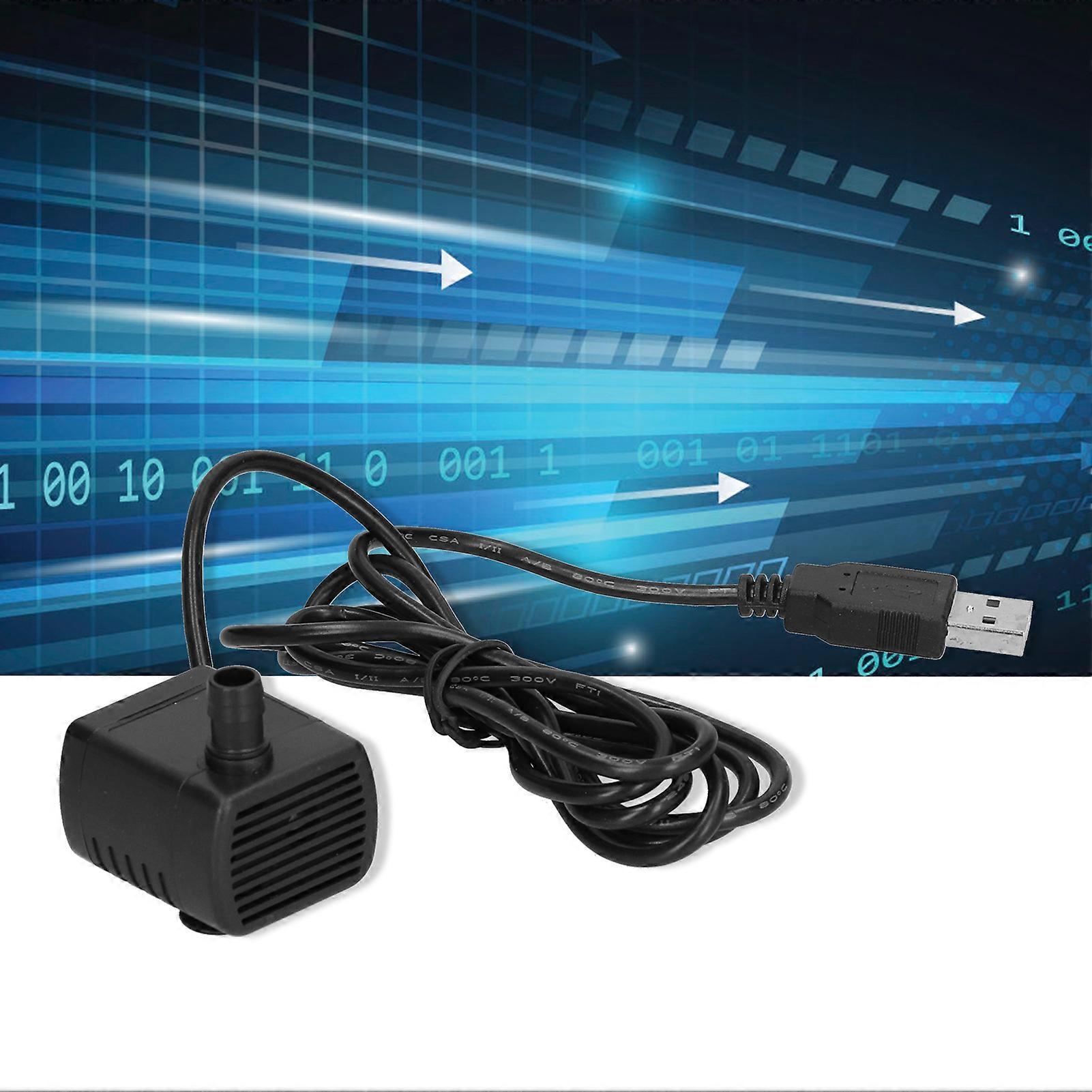 Miniatur-usb-wasserpumpe 0510, Bürstenlos, Fördermenge 170 L/h, Förderhöhe 100 Cm, 5 V Gleichstrom