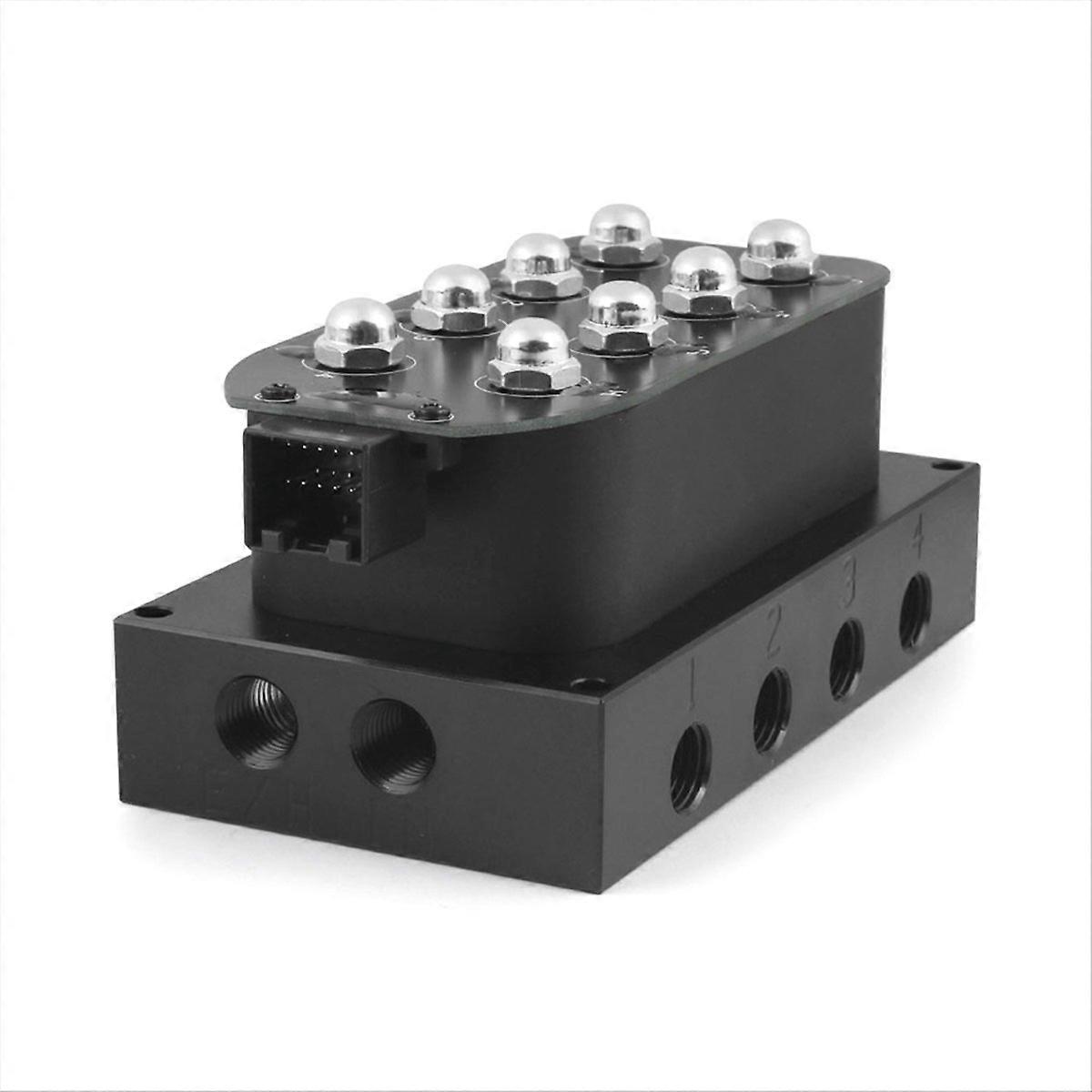 1/4" 1/8" Npt Luftfederungsverteilungs-magnetventil Fbss Vu4 Schnellregelung Luftkissen (0-3