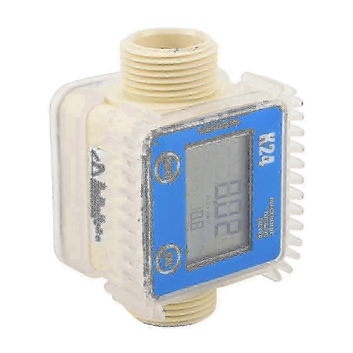 K24 Turbinen-durchflussmesser Mit Digitalem Lcd-display Zur Messung Von Kraftstoffen, Chemikalien, Wasser Und Schiffsflüssigkeiten