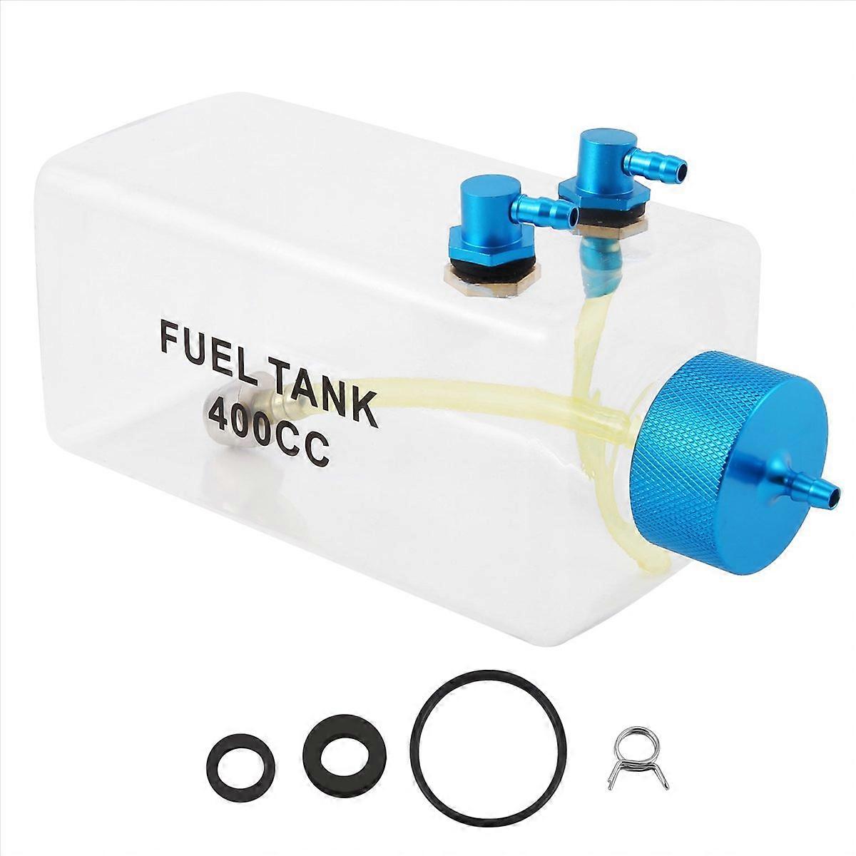 400-cm³-cnc-gefräster Transparenter Kunststoff-kraftstofftank