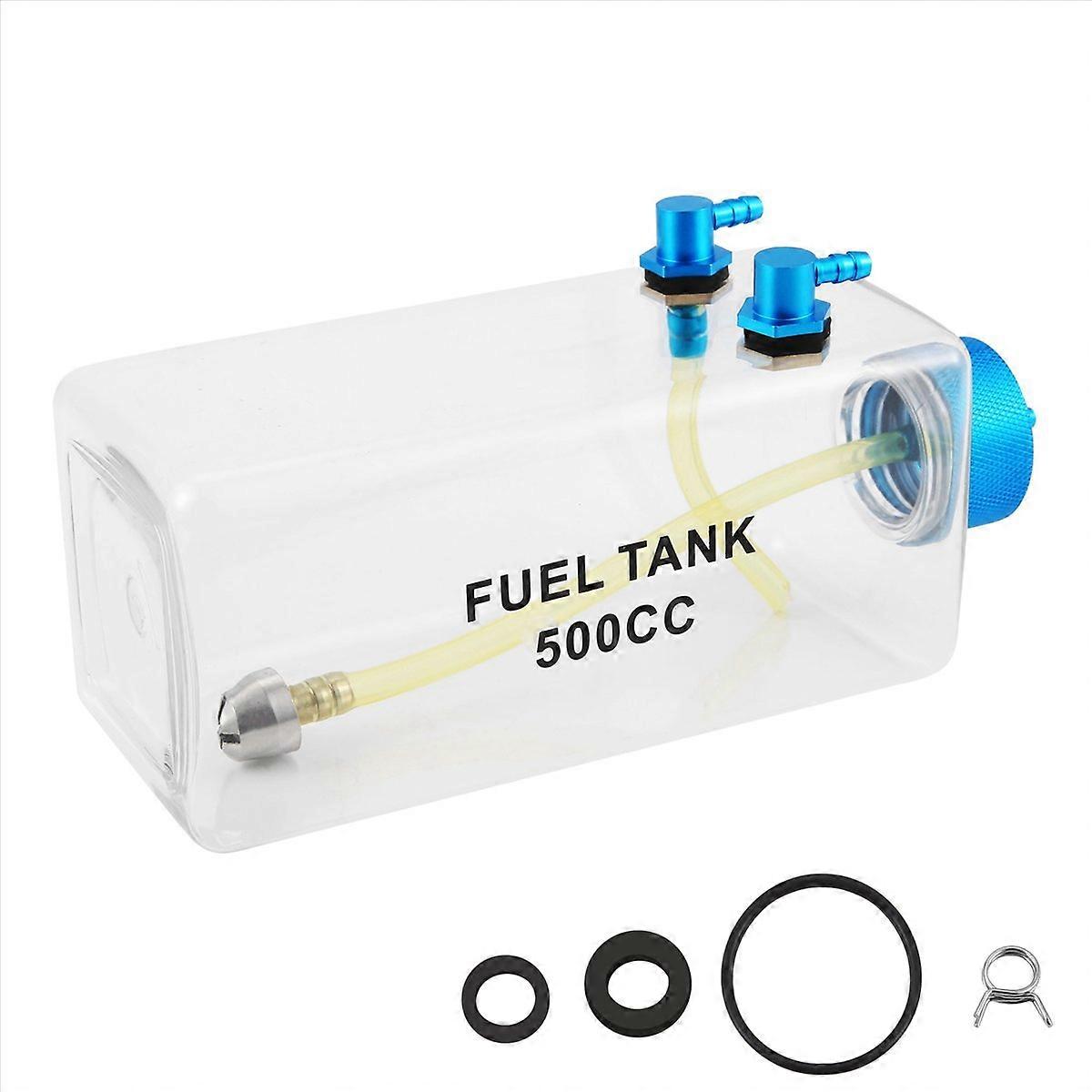 500-cm³-cnc-gefräster Transparenter Kunststoff-kraftstofftank