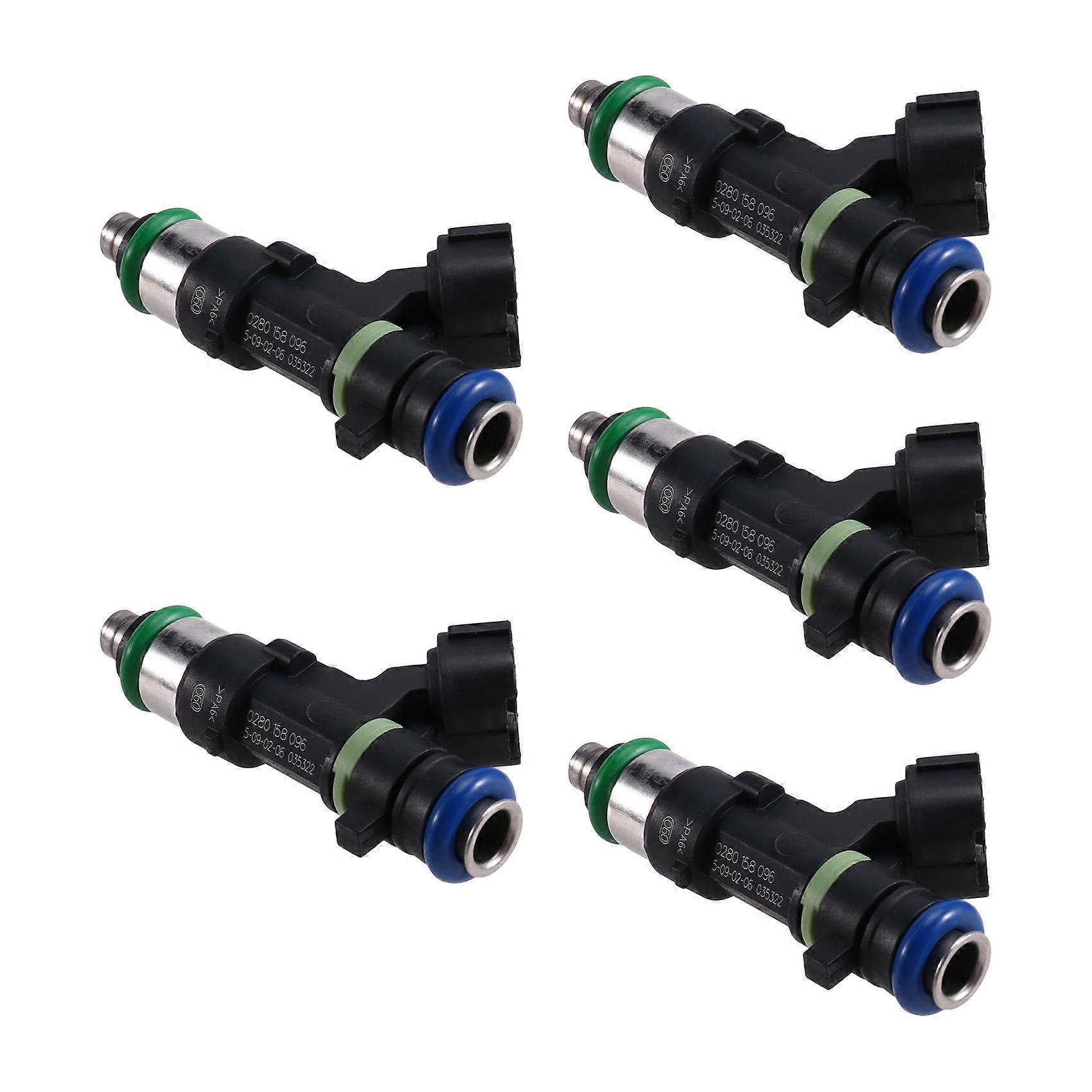 5 Einspritzdüsen 0280158096 Für Volvo V40 V50 V60 V70 C30 C70 S60 S40 S80 Xc60 Xc70 2.5l 2007-2014