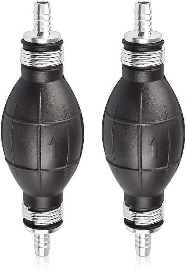 Set Aus 2 Manuellen Gummikraftstoffpumpen Mit 8-mm-ansaugballon (schwarz), Öl- Und Kraftstoffförderpumpen, Saugpumpen Für Autos, Motorräder Und Boote, 202