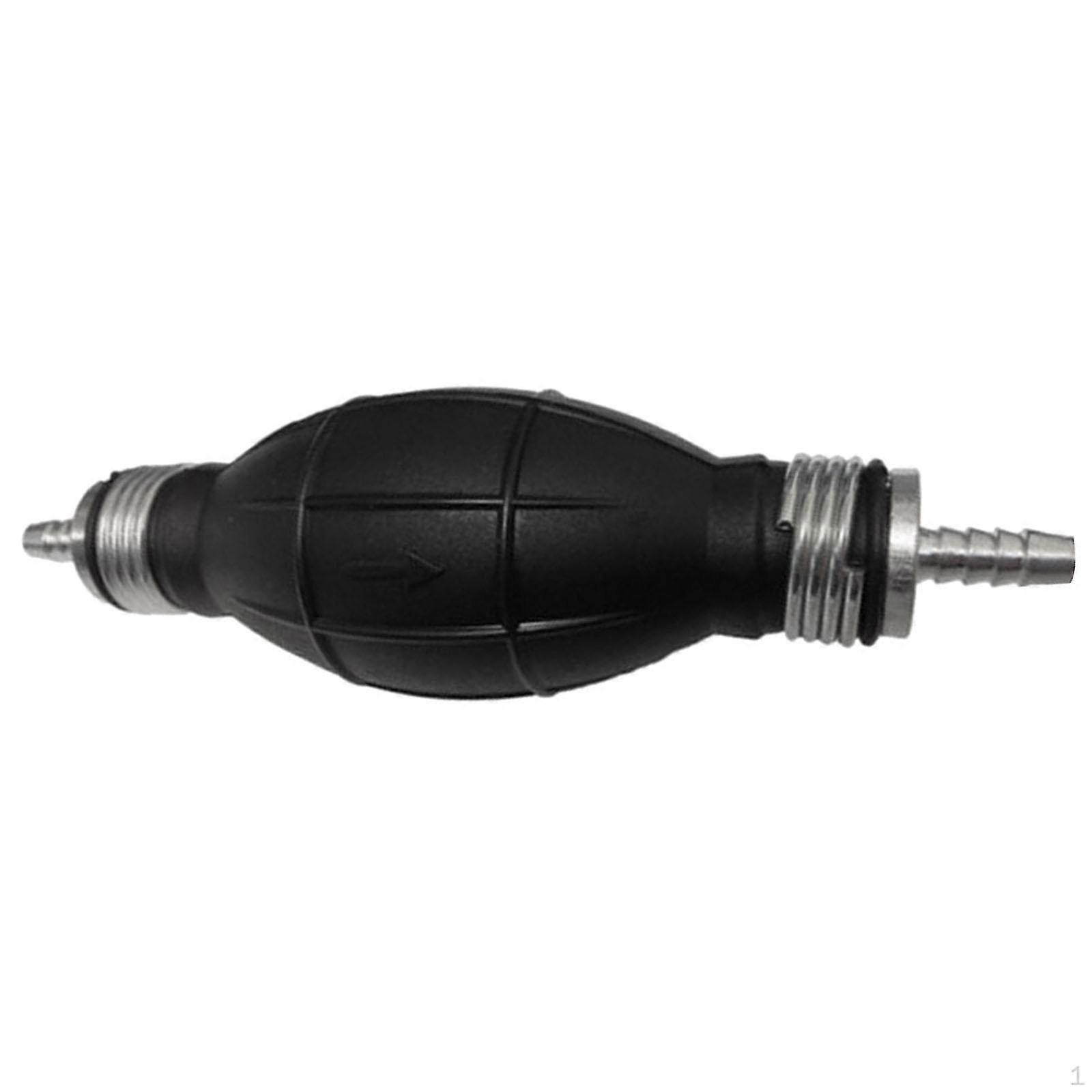 Gerader 6-mm-handansaugschlauch Für Kraftstoffpumpen, Kompatibel Mit Benzinbooten, Aus Gummi Und Aluminium.
