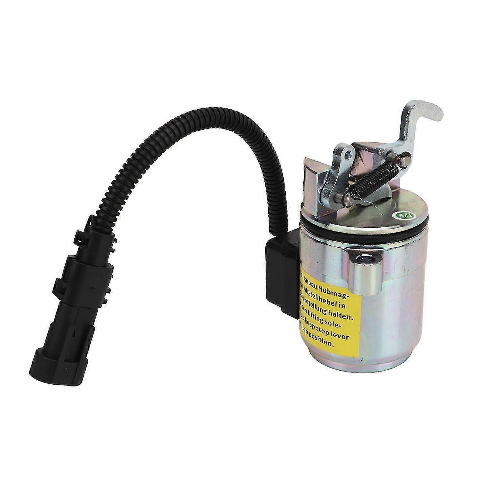 Kraftstoffabsperrventil, 12 V, Metall, Kompatibel Mit Den Motoren F3l1011, F4l1011, F3l2011, F4l2011, F2l2011 Und Bf3l2011, Oem-teilenummer 0428-7583