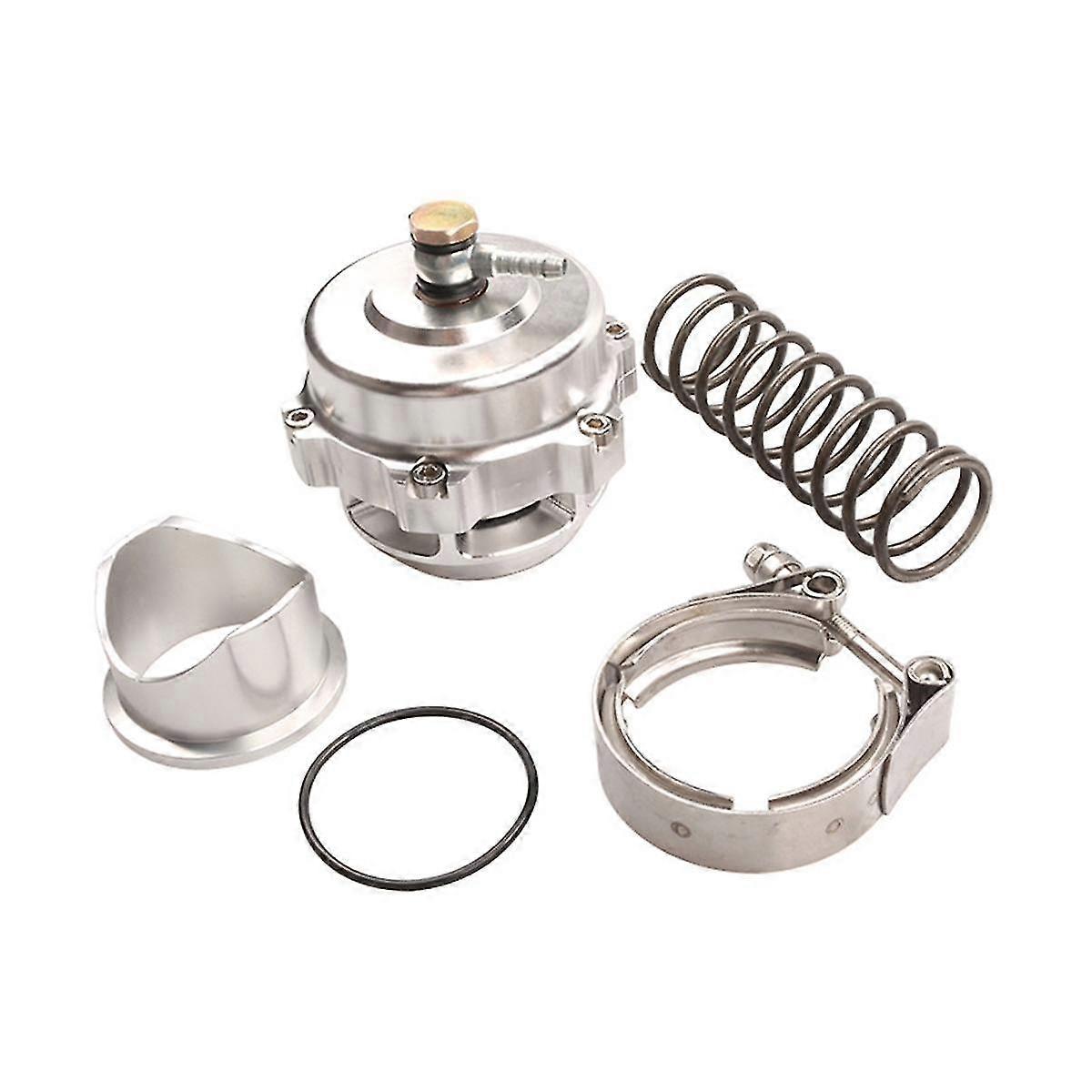 Universal-entlüftungsventil Hgtkbov001b50 Für Jdm 50 Mm V Mit Geschweißtem Aluminiumflansch, Turbinen-überdruckventil, Silber