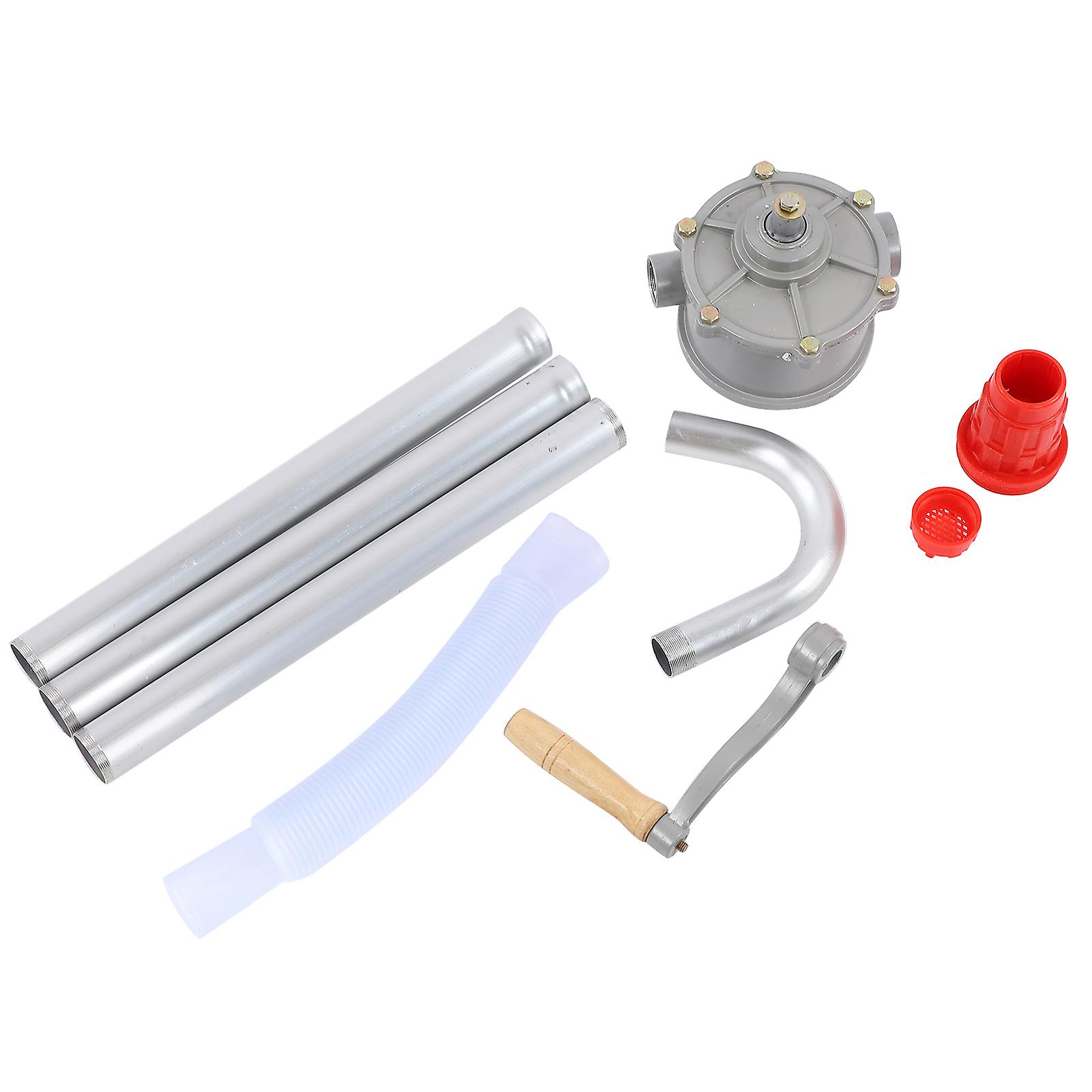 Drehkolben-handkurbelpumpe Aus Aluminiumlegierung Für Fässer, Benzin, Diesel Und Heizöl (rdt6o)