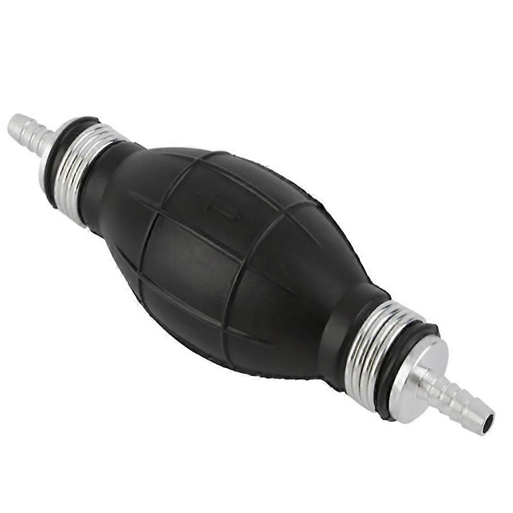 Tech Fuel Vorförderpumpe Für Auto, Motorrad Und Boot - 12 M, Schwarzer Und Silberner Nbr-gummi, Aluminium, Kompatibel Mit Peugeot Und Anderen.
