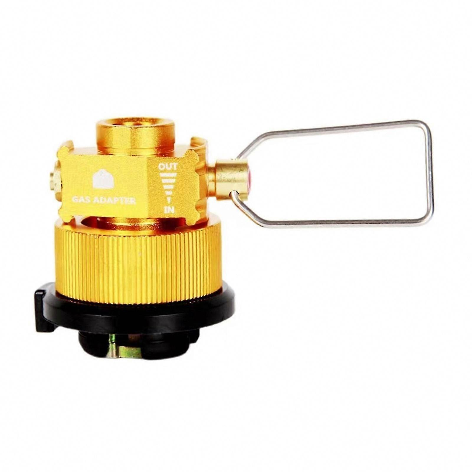 Robuste Und Langlebige Gasventiladapter Für Campingkocher, Gasflaschen Und Andere Ausrüstung Für Wander- Und Trekkingtouren (silber).
