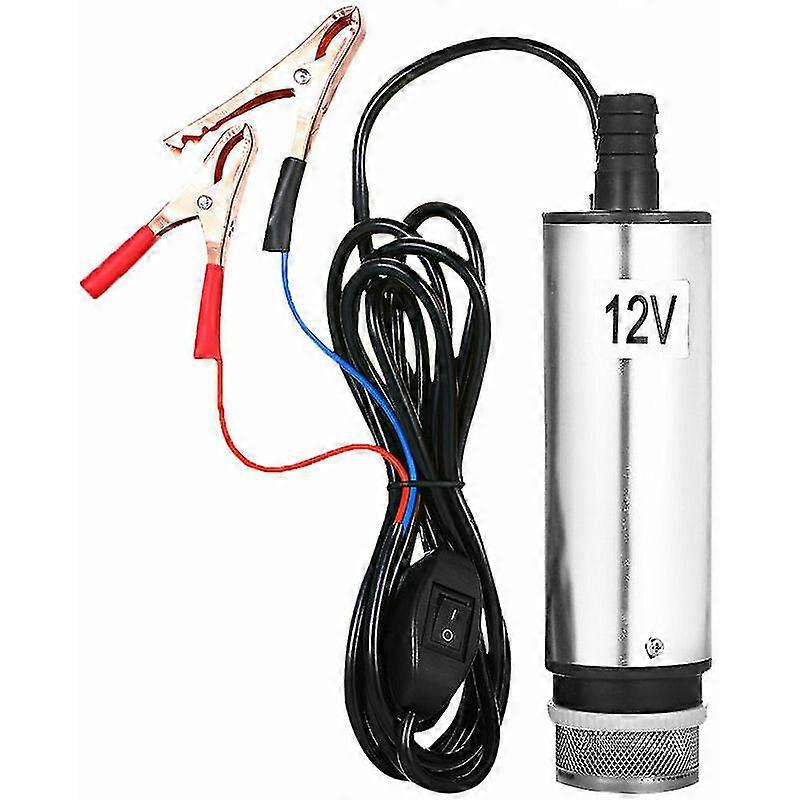 Tauchpumpe Zum Pumpen Von Wasser Und Diesel, 51 Mm, Mit Siebfilter, Benzingeeignet, 12 V Dc.