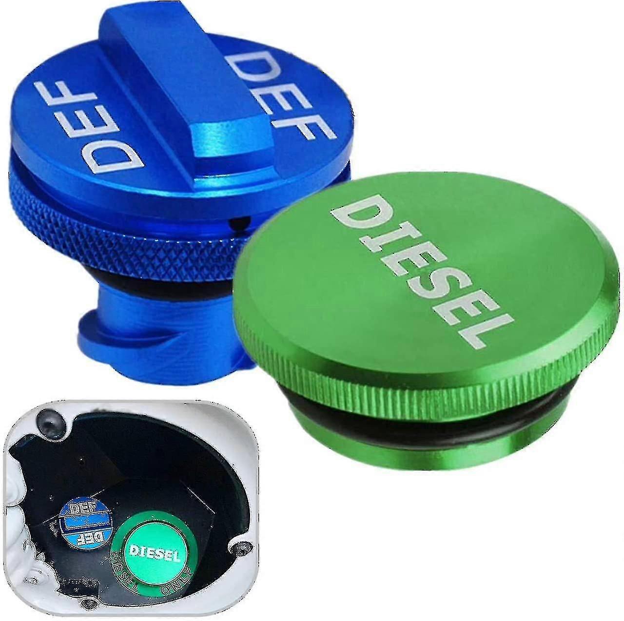 Dieseltankdeckel Kompatibel Mit Dodge Ram - Magnetischer Dieseltankdeckel Und Dieseltankdeckel Für Ram 1500, 2500 Und 3500 Trucks (2013-2019)