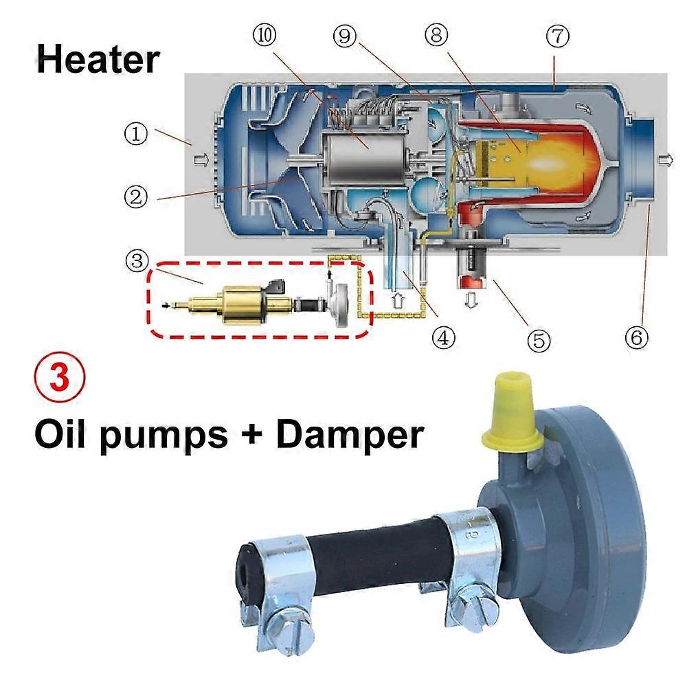 Universelles Professionelles Rückschlagventil-set Für Mini-profi-kraftstoffpumpenheizungen Für Webasto-dieselmotoren Mit Luftabschaltung.