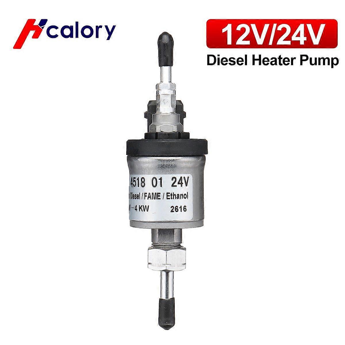 Neue Universelle 12v/24v 1kw-4kw Kraftstoffpumpe Für Pkw, Diesel, Standheizung, Eberspächer Heizungen Und Lkw. Lange Lebensdauer, Einfache Installation.