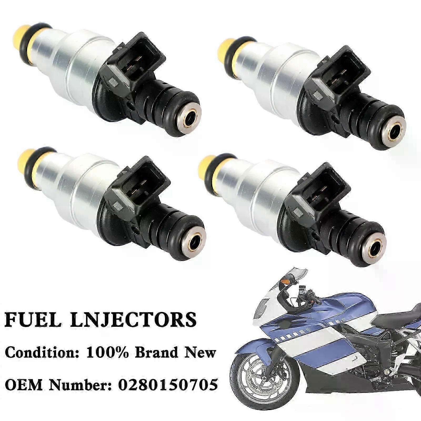 Topteng Einspritzdüsen (4er-set) Für Bmw K1, K100, K1100, K1200, Rs, Lt Und Gt Motorräder (teilenummer 0280150705) - Motorradzubehör