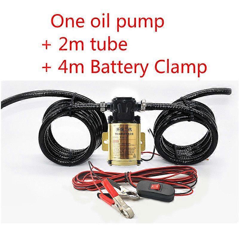 Tragbare 12v/24v-elektropumpe Für Benzin Und Diesel, 2 M Schlauch, 4 M Netzkabel, Leistungsstarke Universelle Selbstansaugende Pumpe Zum Abpumpen Von Öl Aus Autotanks