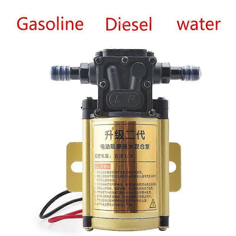 Elektrische Wasser-/ölpumpe (12 V/24 V), Benzin/diesel, 2 M Schlauch, 4 M Stromkabel, Hochleistungs-universalpumpe Mit Selbstansaugung