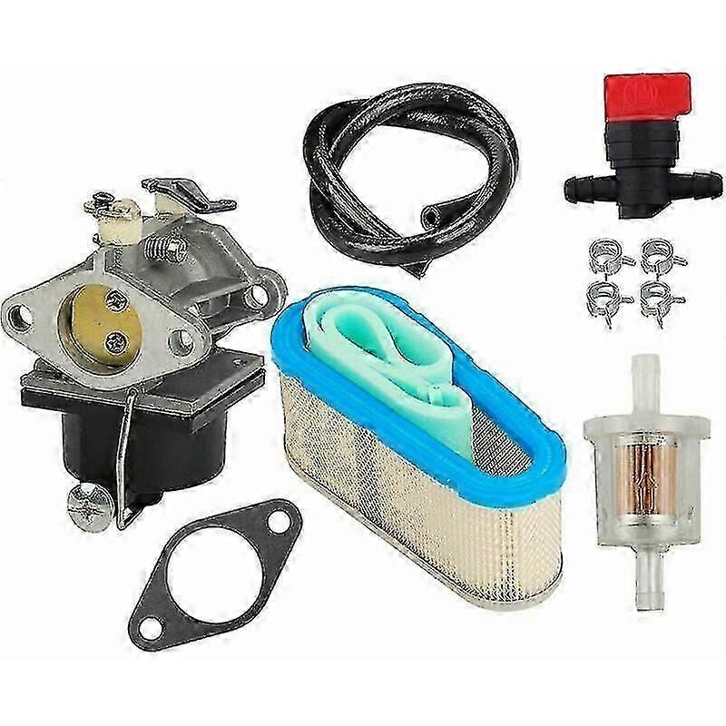 Vergaser-reparatursatz Mit Luftfilter 36356, Absperrventil, Kraftstofffilter Und Kraftstoffleitung – Kompatibel Mit Tecumseh Ohv125-, Ohv130- Und Ohv135-motoren, Ersetzt