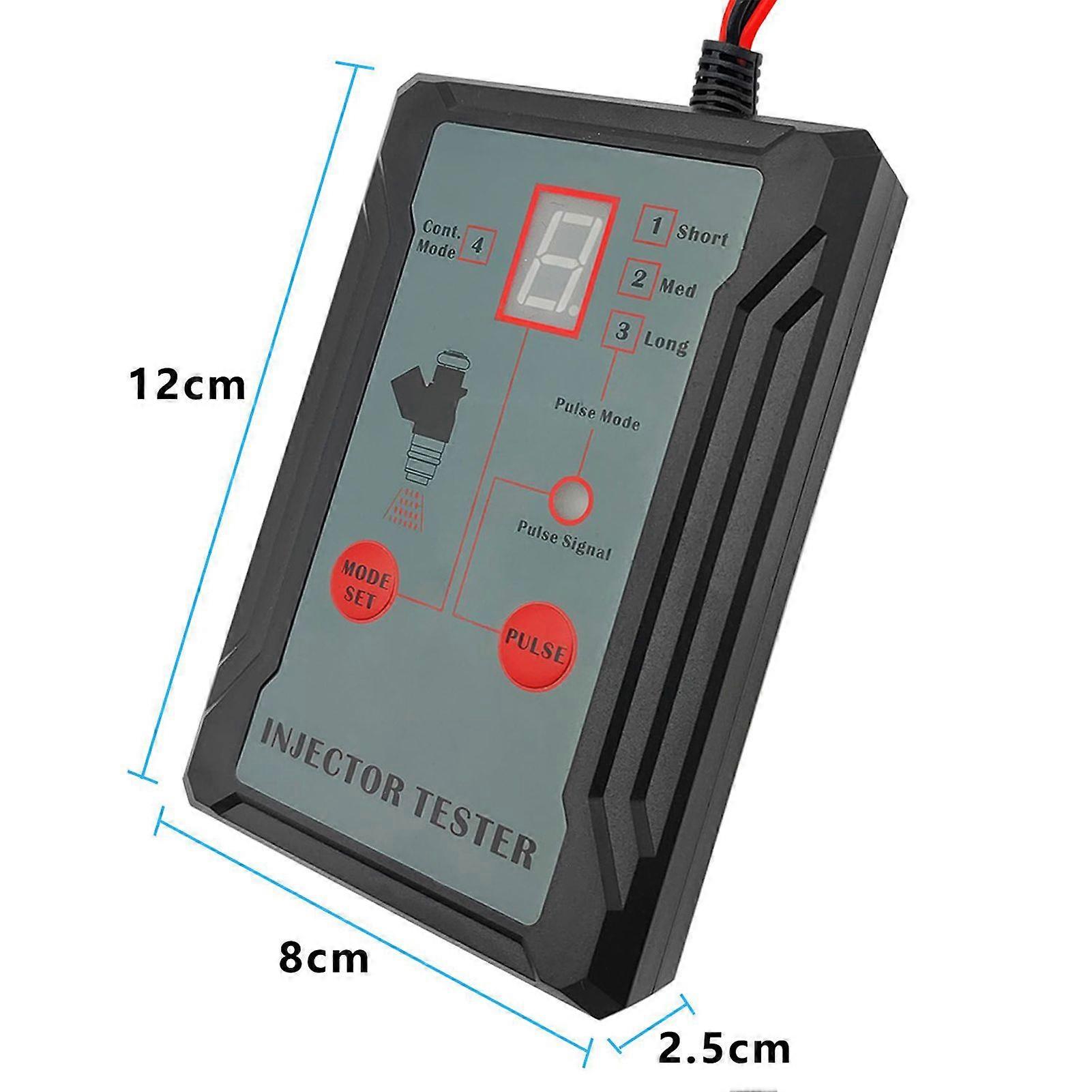 Kraftstoffeinspritzdüsenprüfer Und -adapter, Diy-diagnose- Und Reinigungswerkzeug, Umschaltbarer 12v/5v-kurzschlussschutz