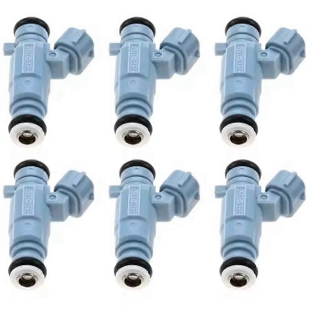 Satz Von 6 Einspritzdüsen 35310-38010 Kompatibel Mit Hyundai Santa Fe 2.4l Und 3.5l (2001-2006), Kia Optima 2.4l, Amanti Und Sorento 3.5l (2002, 2003-2006).