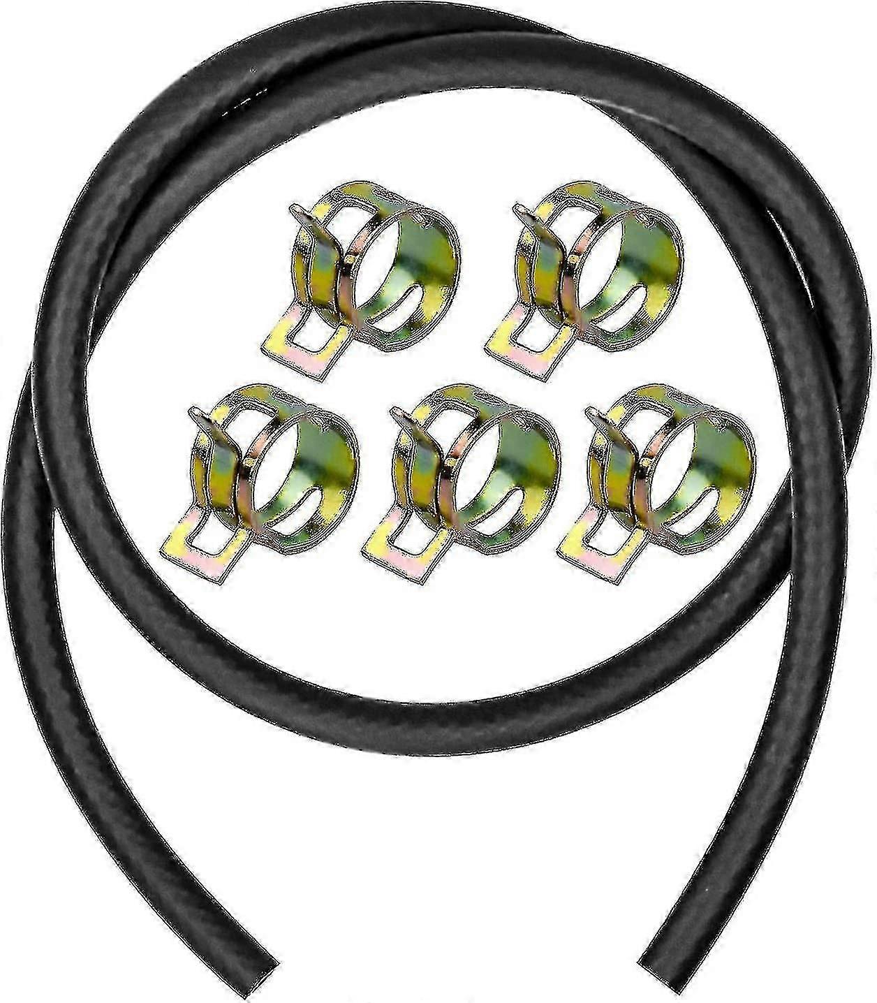 1 Meter Langer, 7 Mm Kraftstoffschlauch-satz Mit 10 Schlauchschellen Für Kleine Motoren (ausgabe 1229)