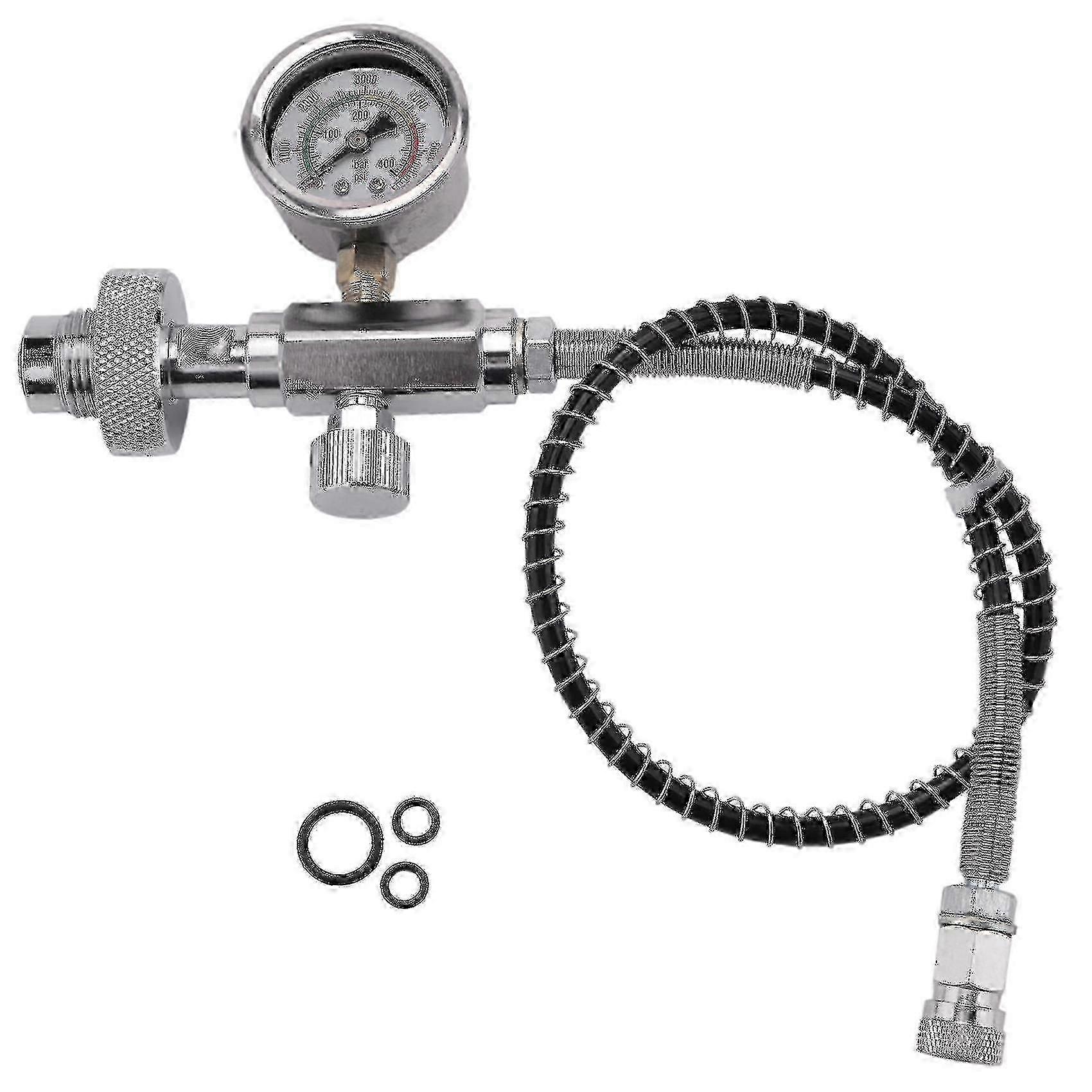 Pcp G5/8 Din 300 Bar Füllstationsadapter, 50 Cm Schlauch Für Tauchflaschen, Ausgabe 0910