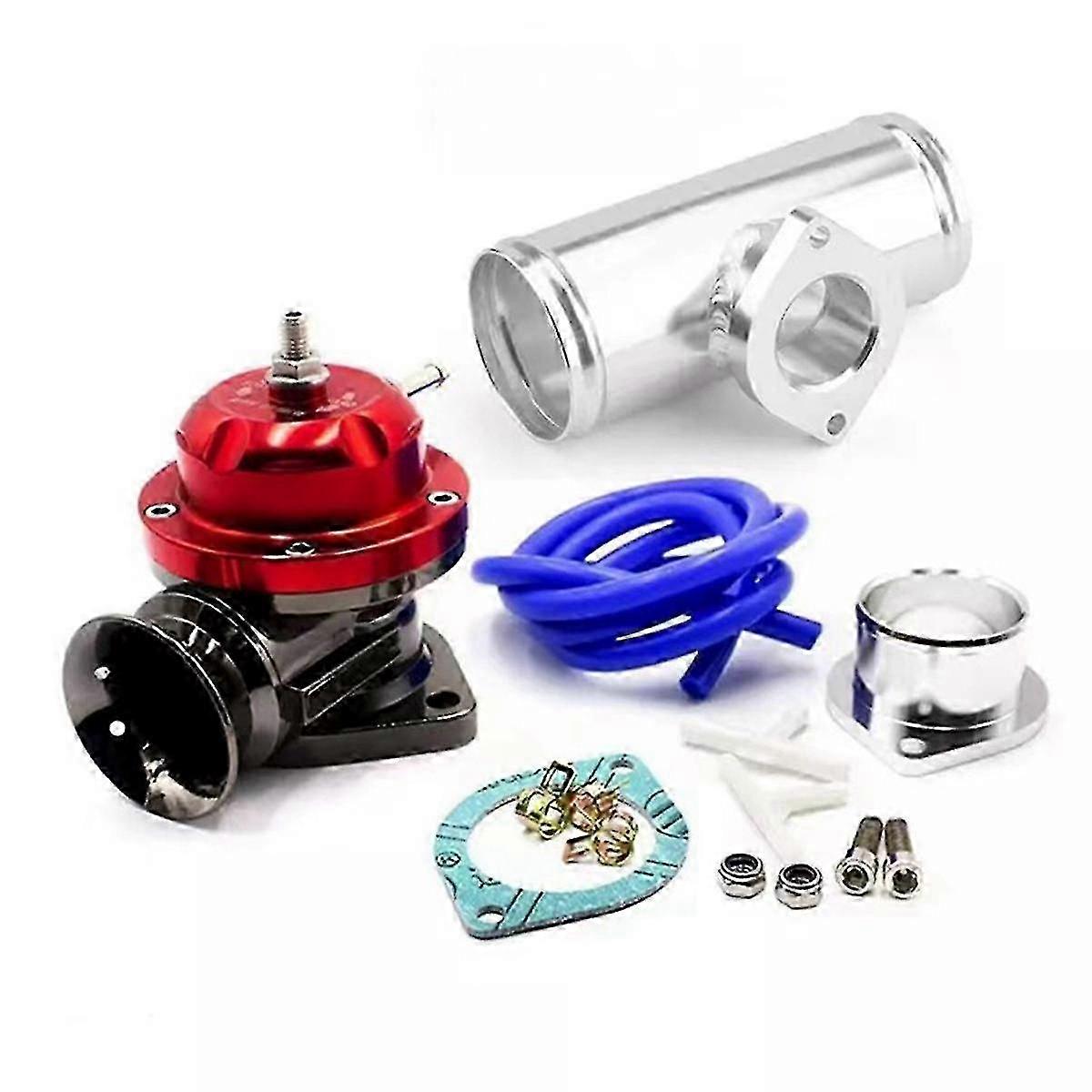 Einstellbares Turbinenentlüftungsventil (25 Psi) Mit 63-mm-flanschrohr, Rot, Adapter Im Lieferumfang Enthalten