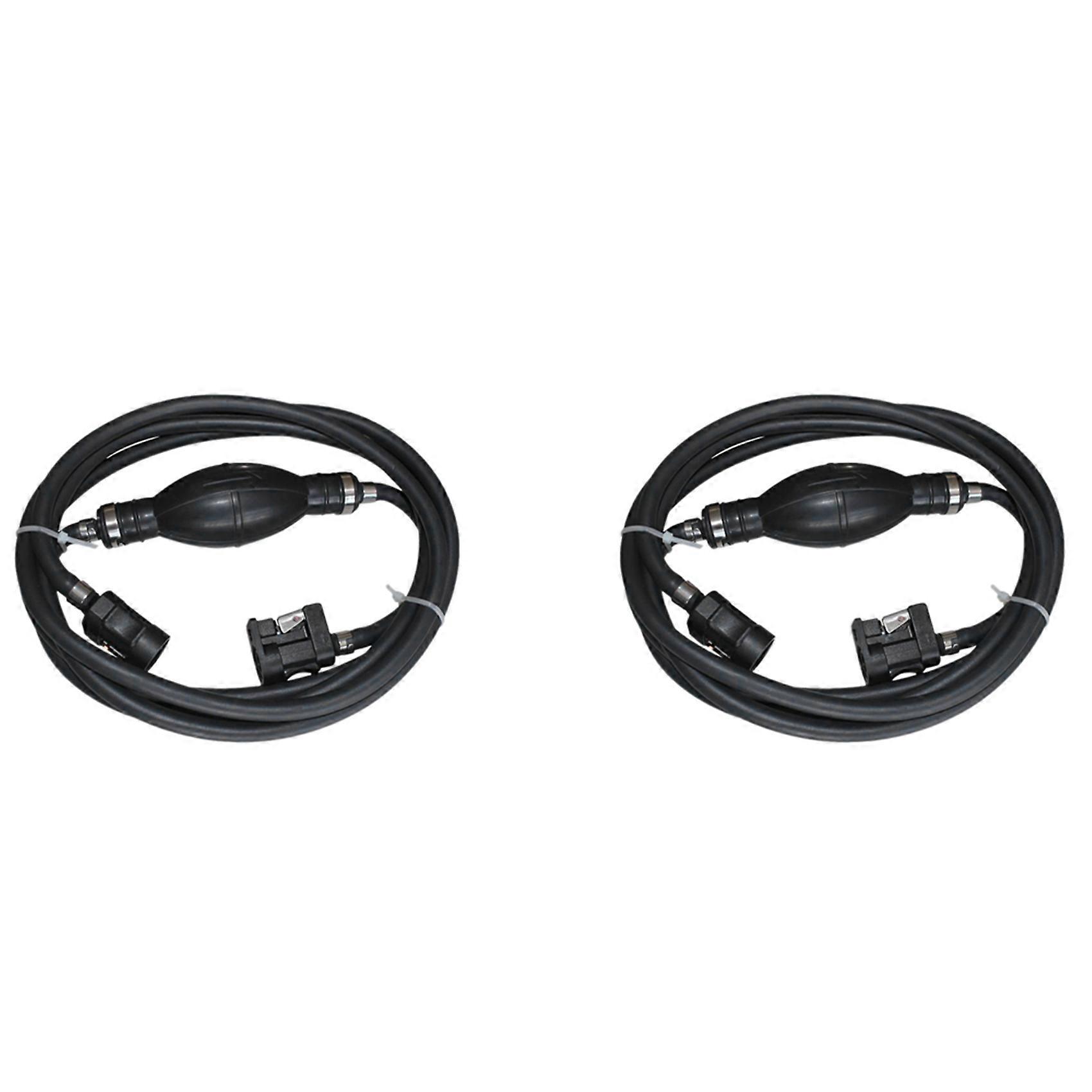 Set Mit 2 Anschlüssen Für 6 Mm Kraftstoffschlauch Für Yamaha Außenbordmotor (300 Cm).