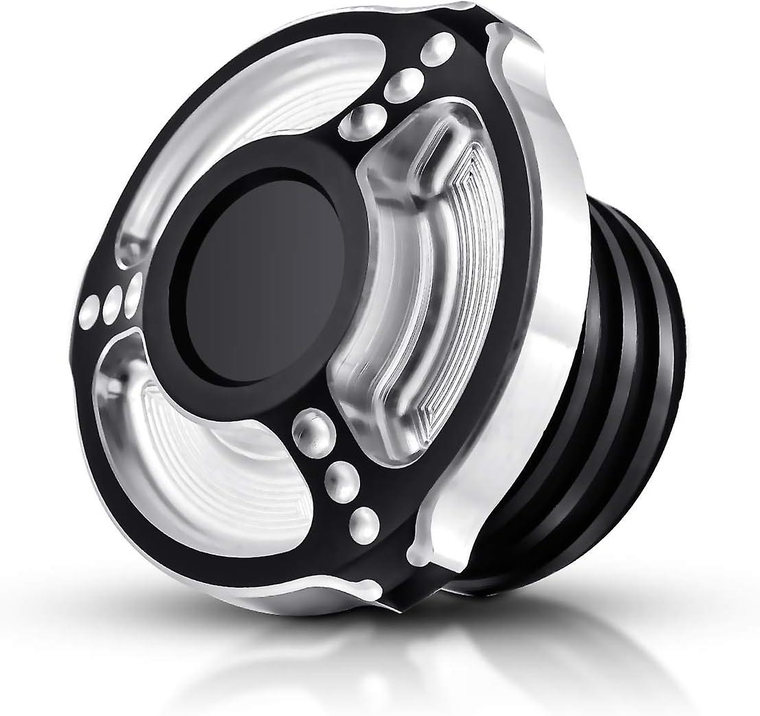 Cnc-gefräster Dekorativer Tankdeckel Aus Aluminium Für Harley Davidson Sportster Xl 1200 883 X48 Dyna Softail Fxd Fl Motorräder