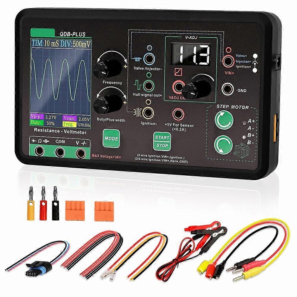 Qdb-plus Kfz-diagnosegerät Oszilloskop Pwm-generator Multimeter Schrittmotortester Magnetventiltester