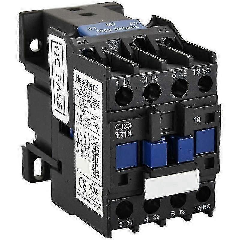 Schütz Cjx2-1810, 220 V, 50/60 Hz Spule, Dreipolig, Normalerweise Offen, 18 A