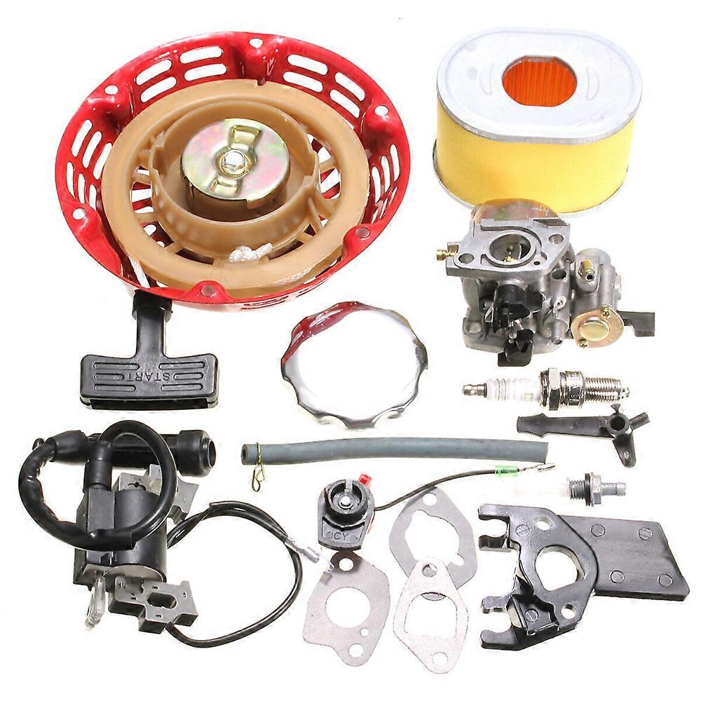 Vergaser-reparatursatz Inklusive: Zündkerze, Zündspule, Anlasser Und Dichtungen Für Honda Gx140, Gx160 Und Gx200