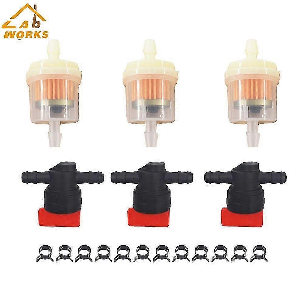 494768 697947 698183 3-teiliges Kraftstoff-/benzinfilter-schlauchschellen-set 1/4