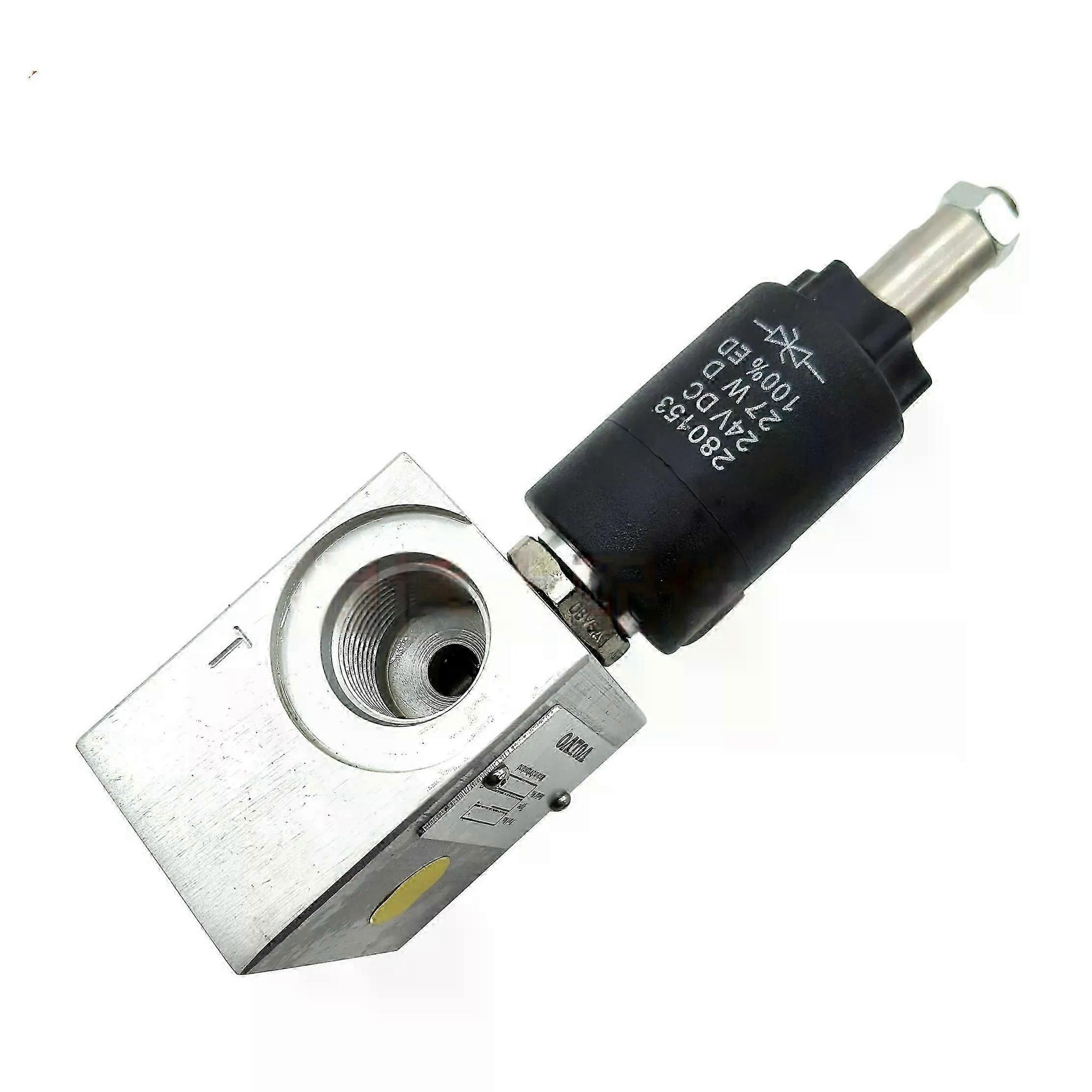 Zubehör Für Den Lüfterpumpenmotor Der Volvo-bagger Ec360, 460 Und 480d: Magnetventil. Robustes Ersatzteil Für Baumaschinen.