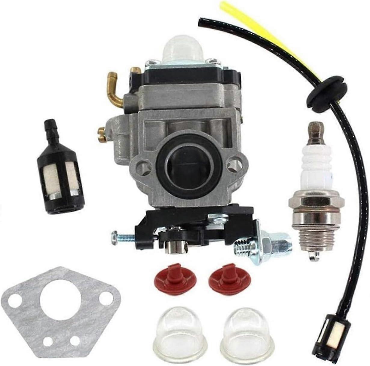 Vergaser-reparatursatz Für Kawasaki Kbl23a Motorradmotoren: Dichtung, Rückschlagventil, Primerpumpe, Kraftstoffschlauch Und Filter.