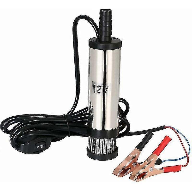 12v Ölpumpe, Kraftstoffpumpe Mit Klemme, Tauchpumpe Für Heizöl Und Dieselkraftstoff, Kraftstoff- Und Wasserförderpumpe, Zigarettenanzünder Mit Herausnehmbarem Filter Für Wohnwagen Usw.