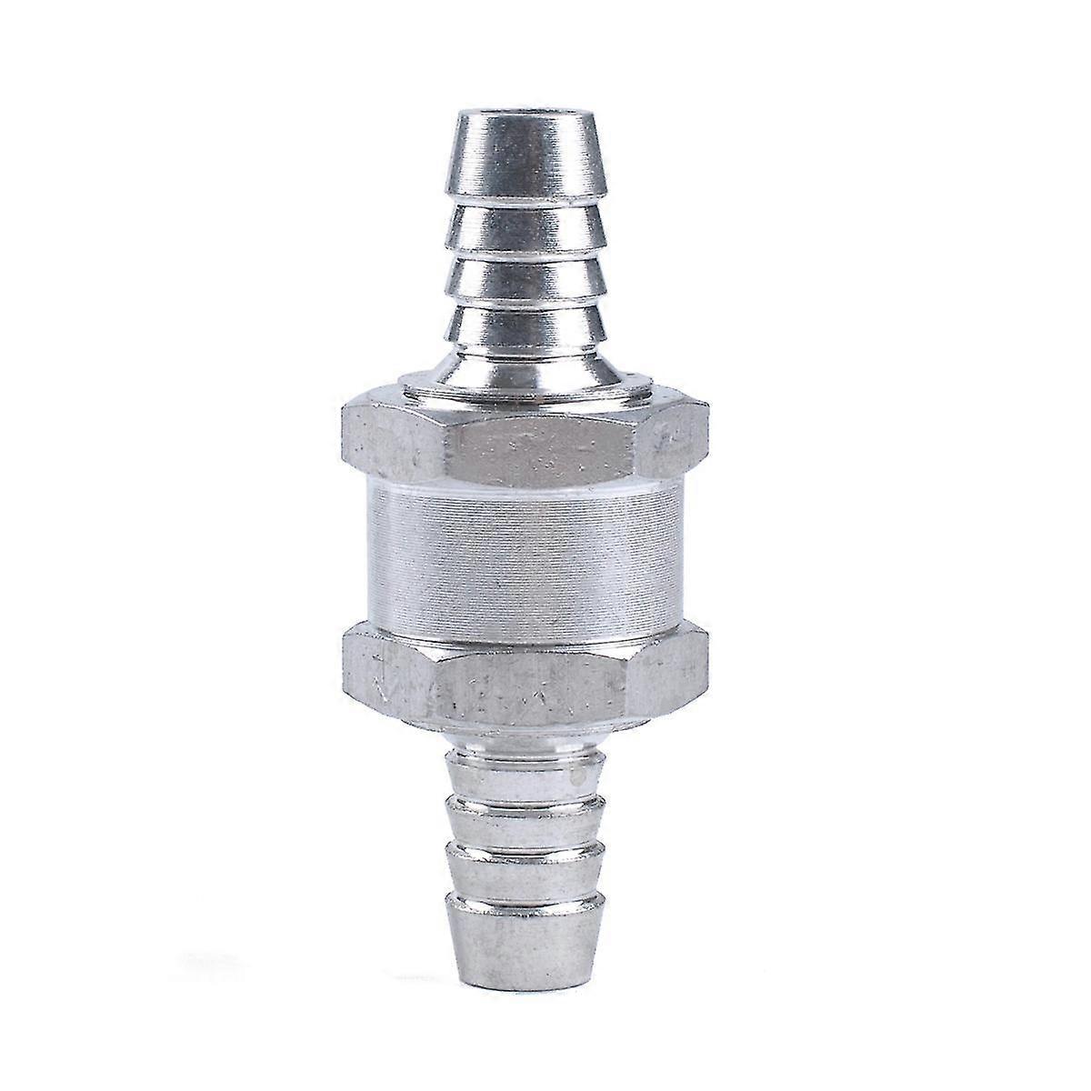 Jinyi 6mm Kraftstoffrückschlagventil, Kraftstoffleitungsventil Aus Aluminiumlegierung Für Niederdruck-vergasersysteme Für Benzin/öl