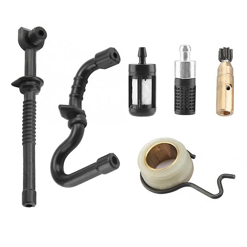 Ölpumpe Für Stihl Ms180 Ms170 018 017 Kettensäge, Schneckengetriebepumpe, Ölschlauch, Kraftstoffschlauch Und Filter.