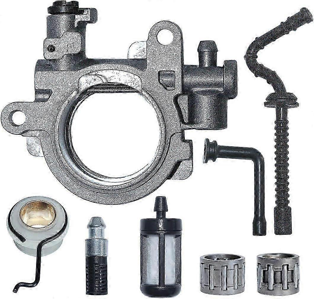Ölpumpensatz, Kraftstofffilter, Schlauch, Schneckenrad Und Lager Für Stihl Ms290 029 Ms390 039 Kettensägen (referenzen: 1127 640 3200, 9512 933 2260).