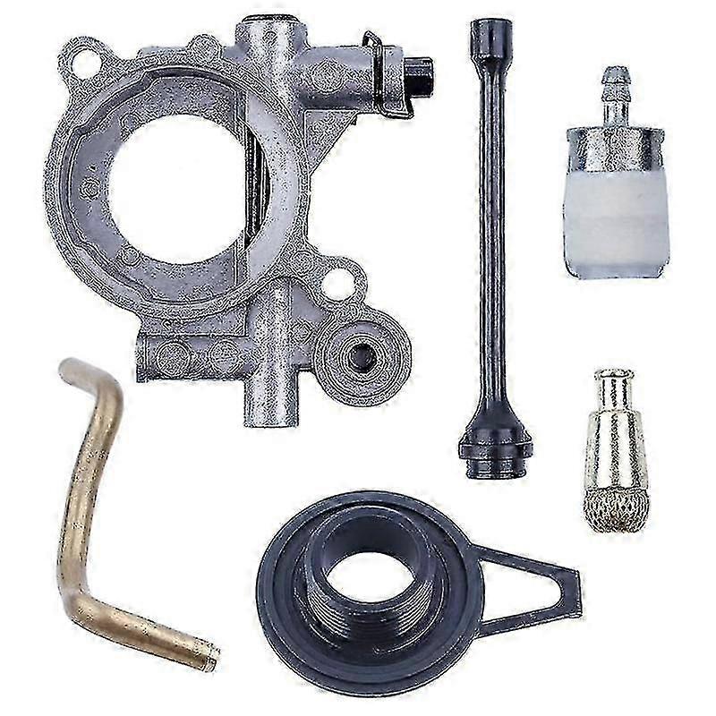 Präzisions-ölpumpensatz Mit Schneckengetriebe, Ölschlauch Und Filter, Kompatibel Mit Husqvarna 365, 371 Und 372.