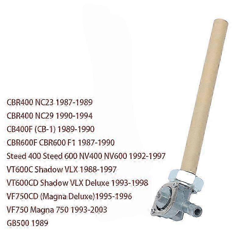 Benzintankhahn Für Honda Steed 400, Steed 600, Nv400, Nv600 (1992-1997), Vt600c, Shadow Vlx (1988-1997), Gb500 (1989)