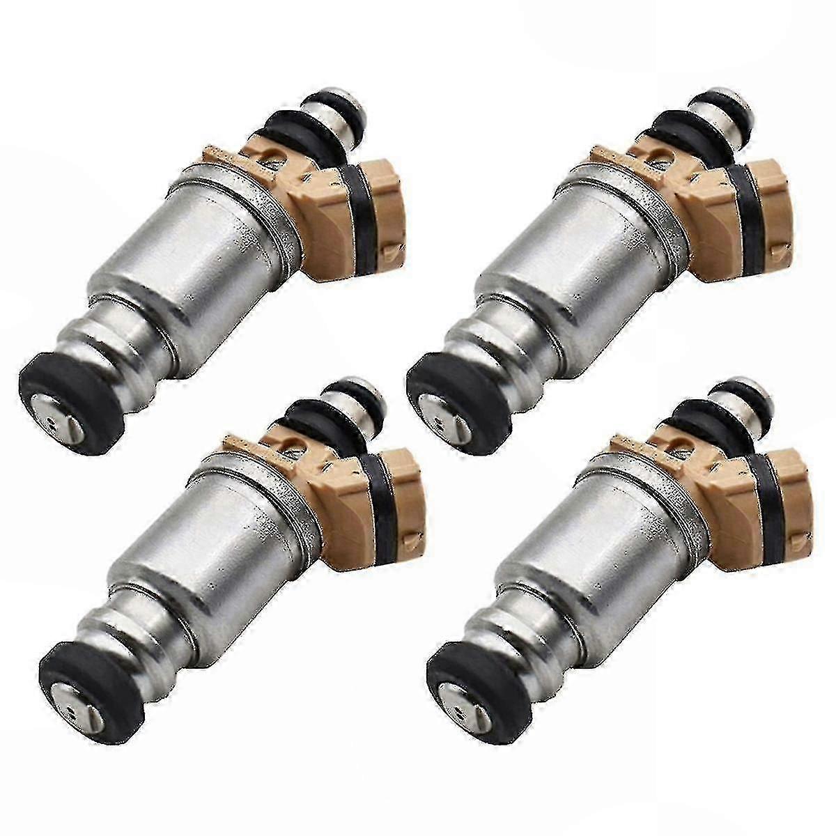 Satz Mit 4 Einspritzdüsen 23250-16150 Für Automobilmotoren, Kompatibel Mit Ae110 4afe 5afe