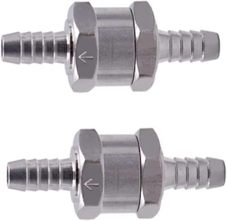 Xhx-teile Kraftstoffrückschlagventil, Ölrücklaufventil, Aluminium-rückschlagventil, Geeignet Für Vergaser Und Kraftstoffsysteme (8 Mm)