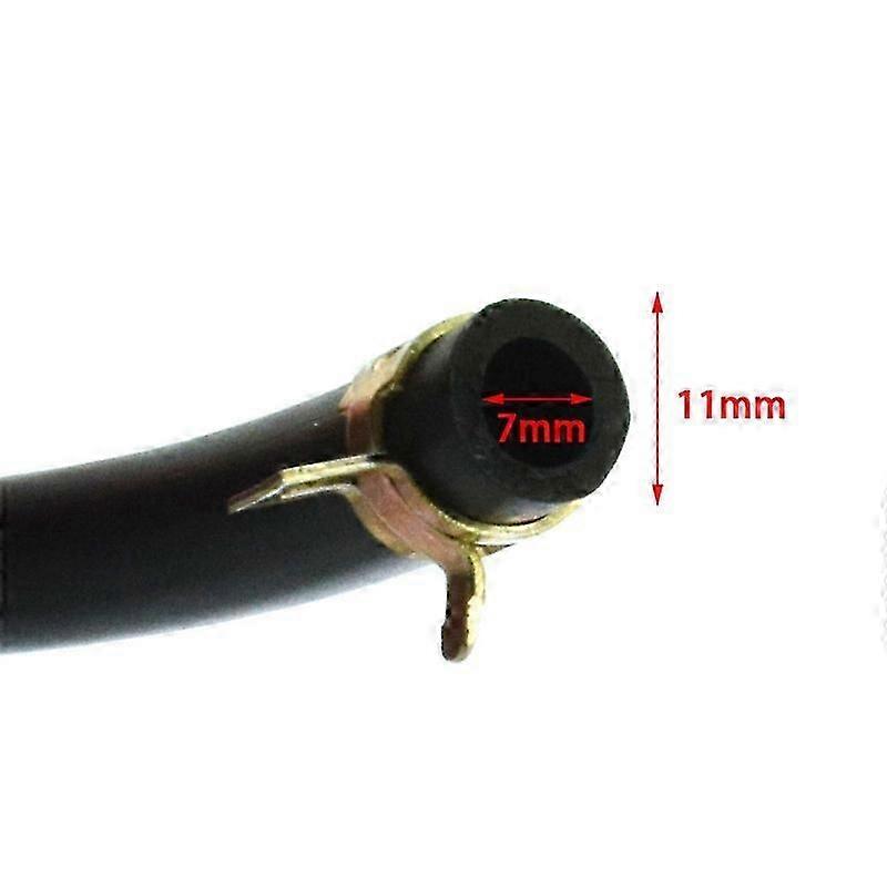 Meter Langer Und 7 Mm Kraftstoffschlauch Mit 10 Schlauchschellen Für Kleine Motoren (motorrad, Boot, Benzin, Diesel).