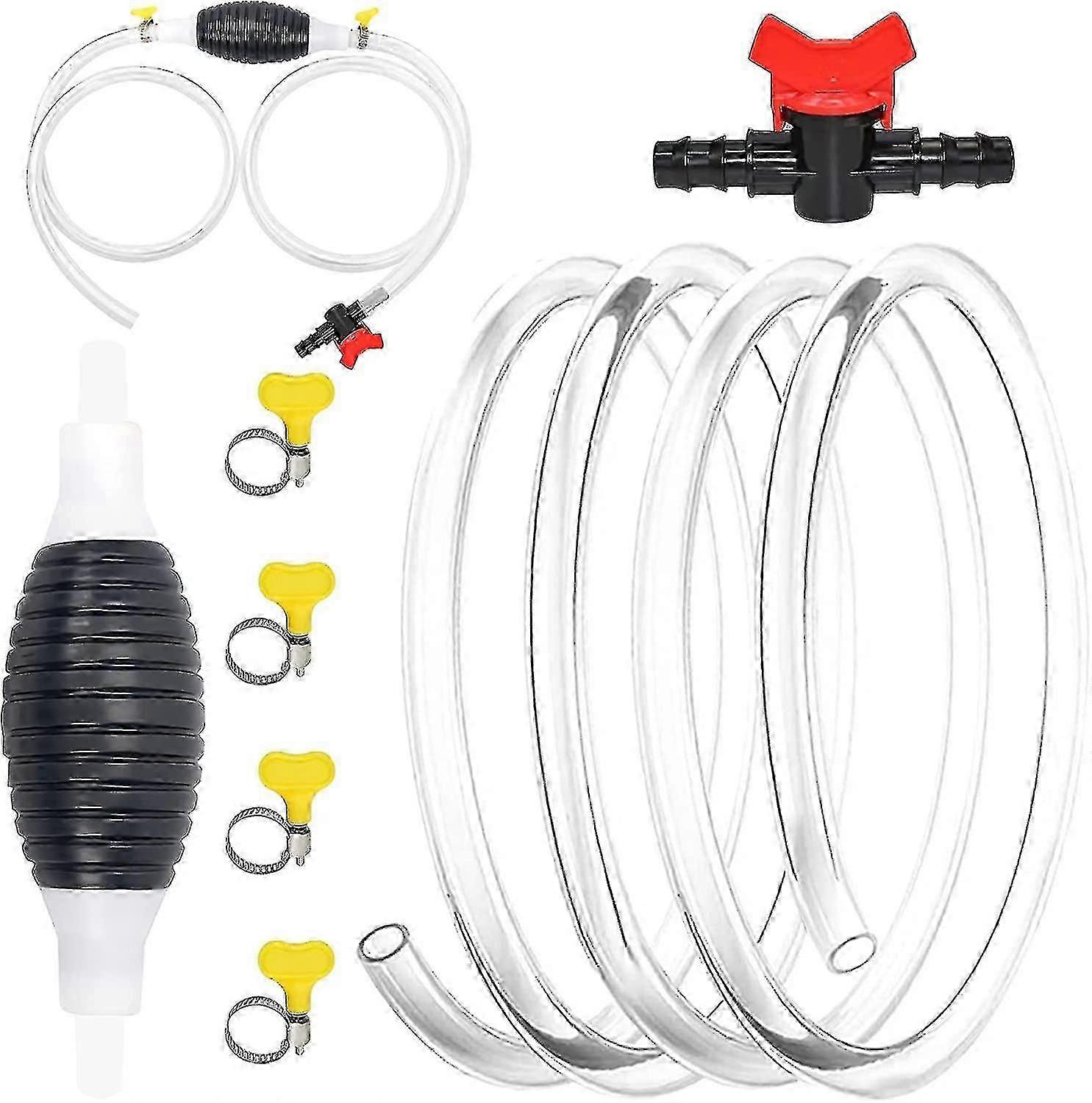Handpumpe Zum Umfüllen Von Benzin, 2 M Manuelle Kraftstoffpumpe, Benzinsaugpumpe, Manuelle Umfüllpumpe, Manuelle Benzinsaugpumpe, Saugpumpe, Tragbar