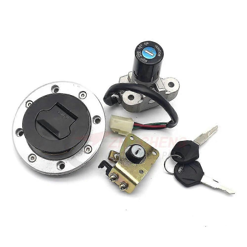 Hochwertiges Zündschlüsselset, Tankdeckel Und Sitzbankschloss Für Suzuki Gs500 Motorrad (1989-1990, 1991, 1992, 1993 Bis 2000).