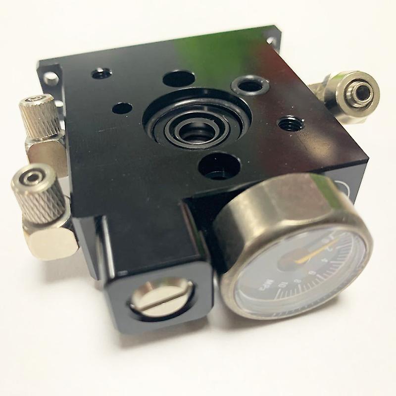 Hydraulikölpumpe Mit Druckregelung Und Anschlussplatte Für Messgerät, Aus Aluminiumlegierung.