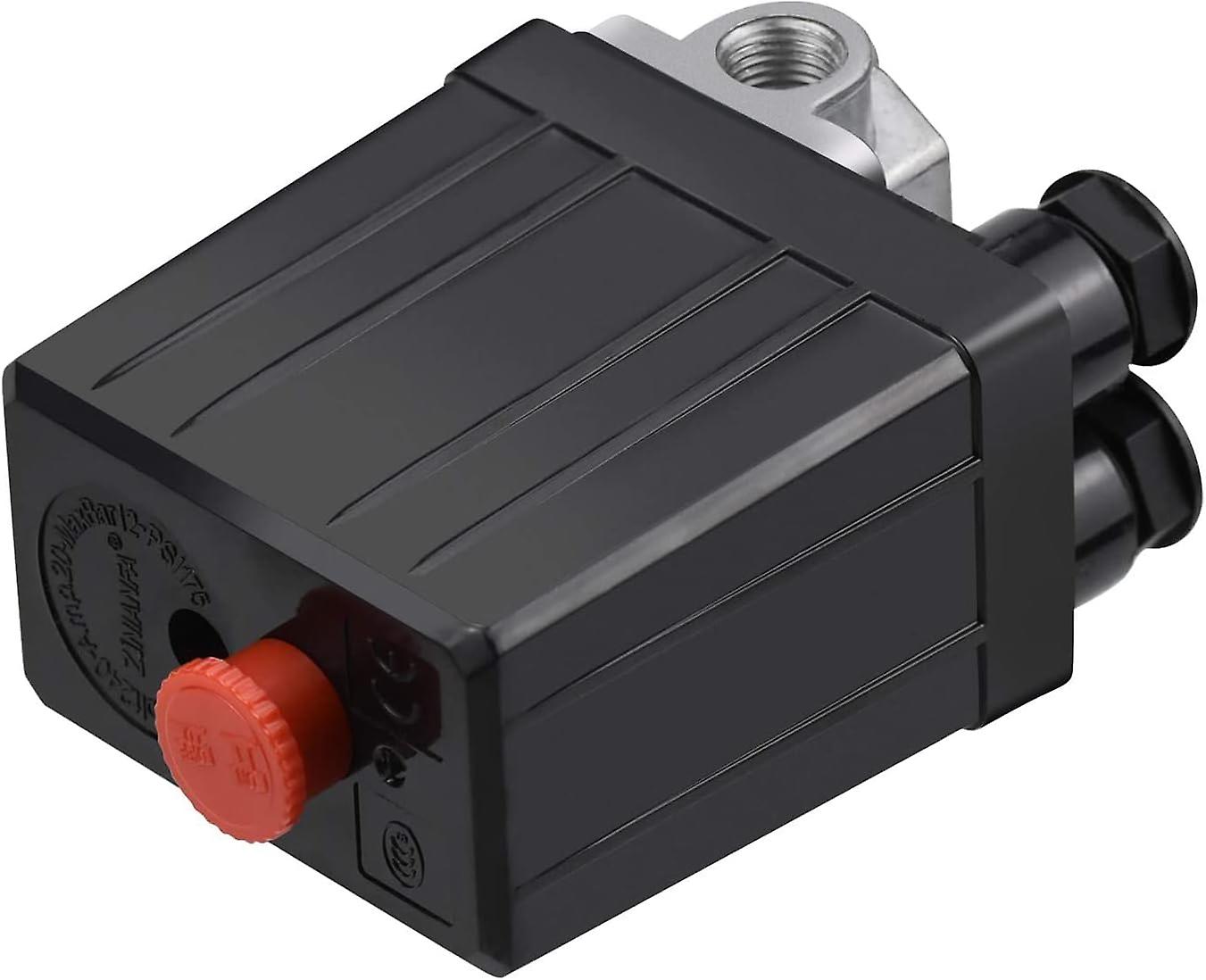 Dreiphasiger 220-v-druckschalter Mit 4 Bohrungen, Vertikales Regelventil, Für Luftkompressoren, 1/4"-loronik